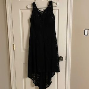 Assymetrical black  sequin dress. Size M/M. Laura brand